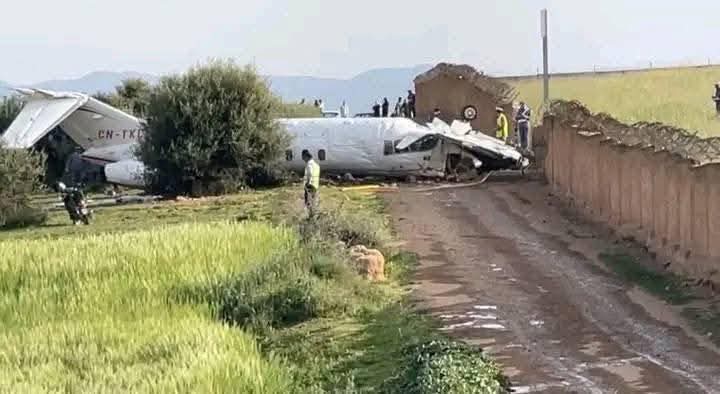 وزارة النقل واللوجستيك تقدم توضيحاتها بخصوص سقوط طائرة قرب مطار فاس سايس