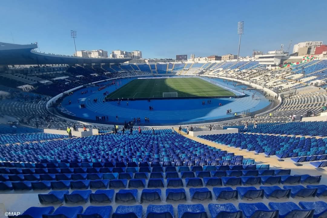 قبيل كأس إفريقيا 2025.. المركب الرياضي محمد الخامس بالدار البيضاء يكتسي حلة جديدة