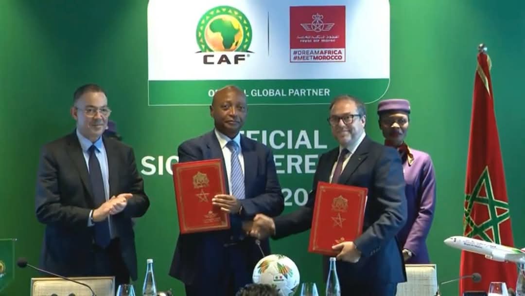 "كاف" يعلن عن اختيار الخطوط الملكية المغربية كشريك دولي رسمي لمنافسات كأس أمم إفريقيا 2025