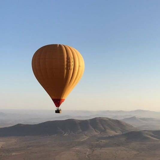 رحلة منطاد الهواء الساخن في أكادير