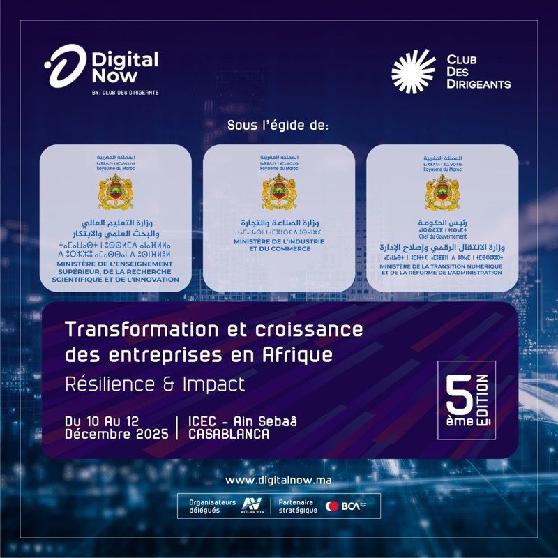 بمشاركة 30 دولة... الدار البيضاء تحتضن مؤتمر "ديجيتال ناو" لتعزيز ريادة الأعمال والتحول الرقمي في إفريقيا