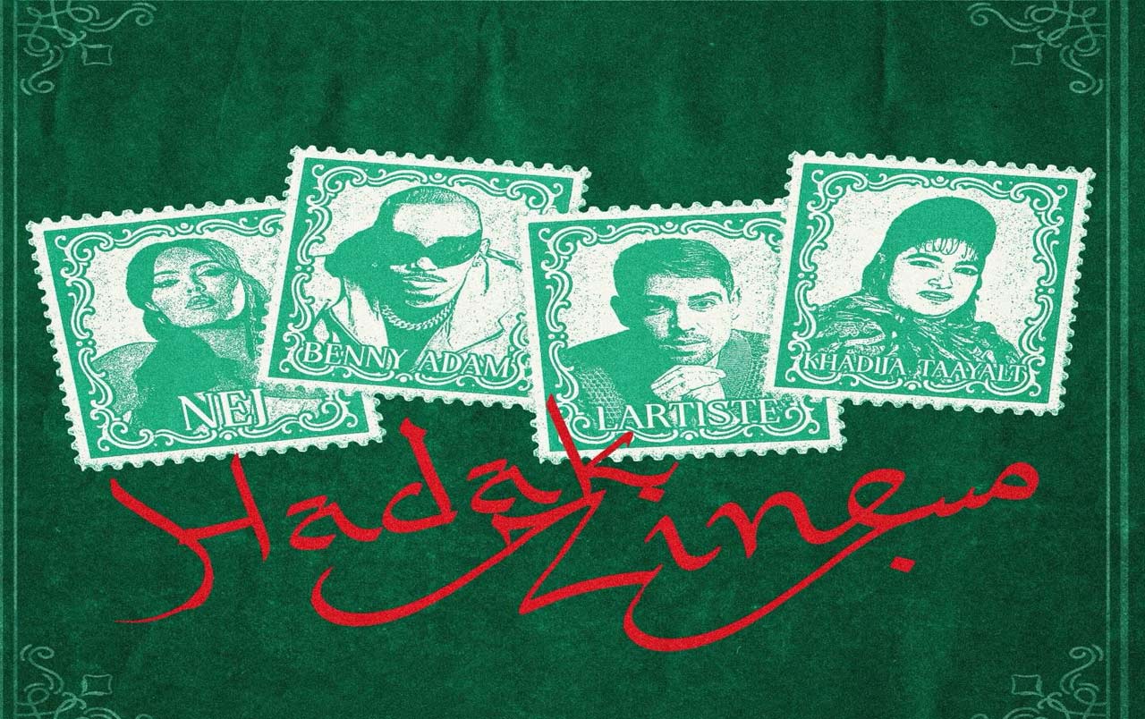 "هداك الزين” عمل فني غير مسبوق يجمع بين Lartiste، NEJ، Benny Adam والفنانة خديجة تاعيالت احتفالًا بـ الكان