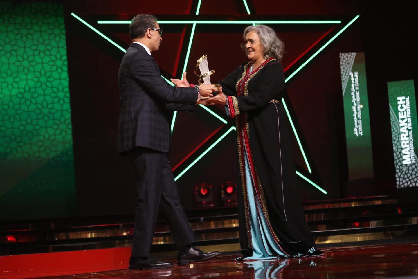 ماذا قالت "راوية" عن تكريمها في المهرجان الدولي للفيلم بمراكش (صور من حفل التكريم)