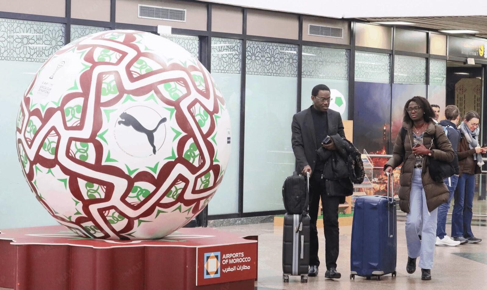 مطار محمد الخامس في قلب أجواء كأس إفريقيا