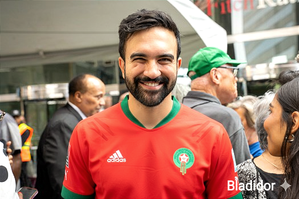 ماذا يفعل زهران ممداني بين مشجعي أسود الأطلس؟
