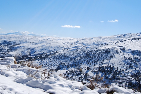 ثلوج الريف تكسو مرتفعات الحسيمة وتحولها إلى قبلة لعشاق السياحة الجبلية