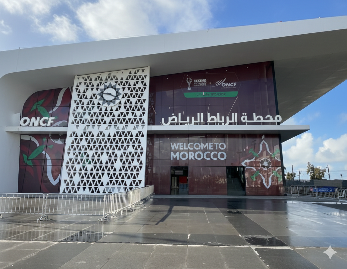 محطة القطار الرباط الرياض، نقطة ربطت ملعب الأمير مولاي عبد الله بوفود المشجعين من جميع الأقطاب