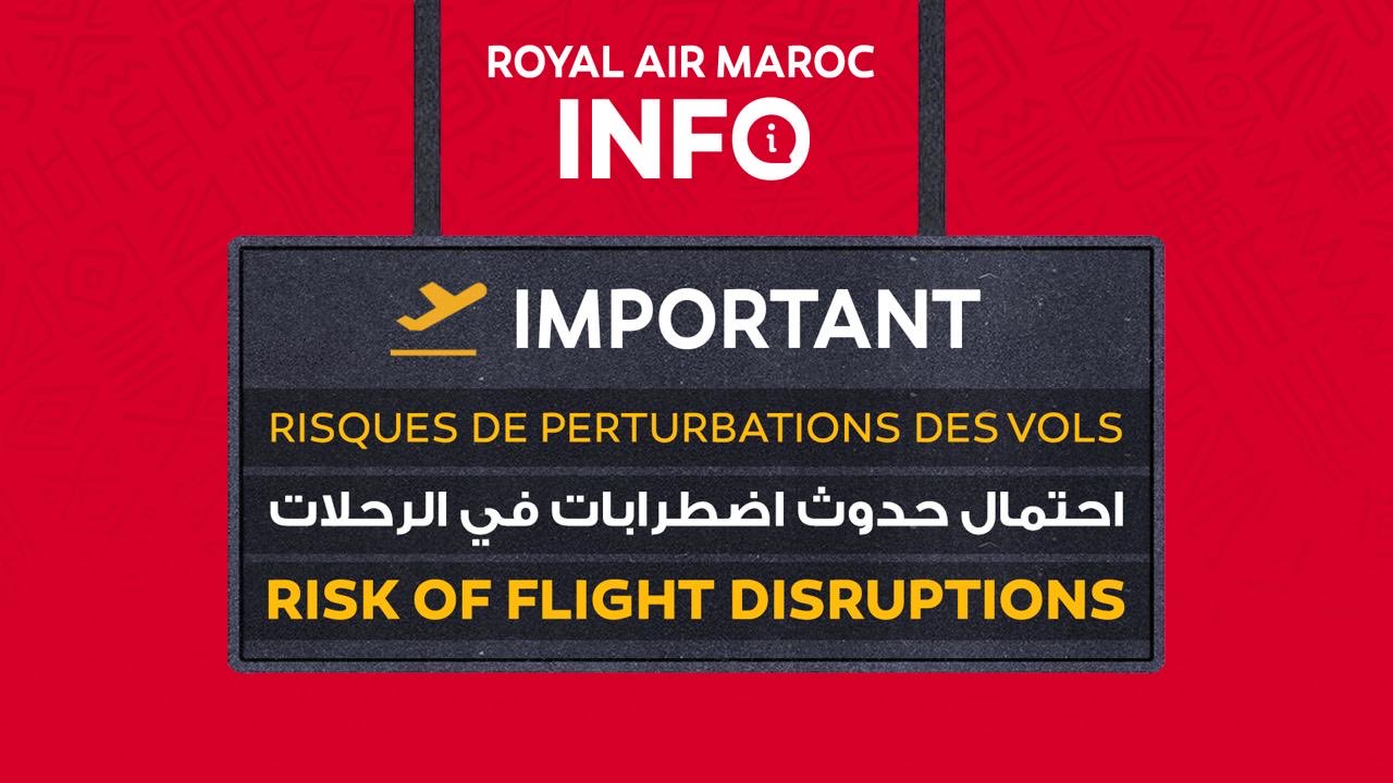 الخطوط الملكية المغربية تواصل إلغاء رحلات إلى الشرق الأوسط