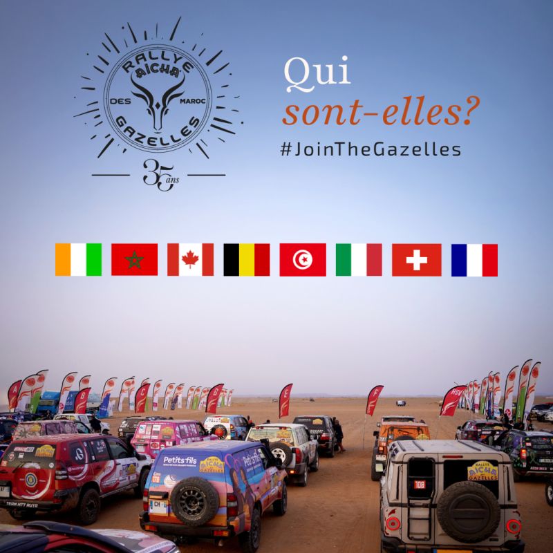 رالي “عائشة للغزالات” ينطلق من نيس نحو الصحراء المغربية.. 160 طاقمًا نسائيًا في تحدٍ رياضي عالمي