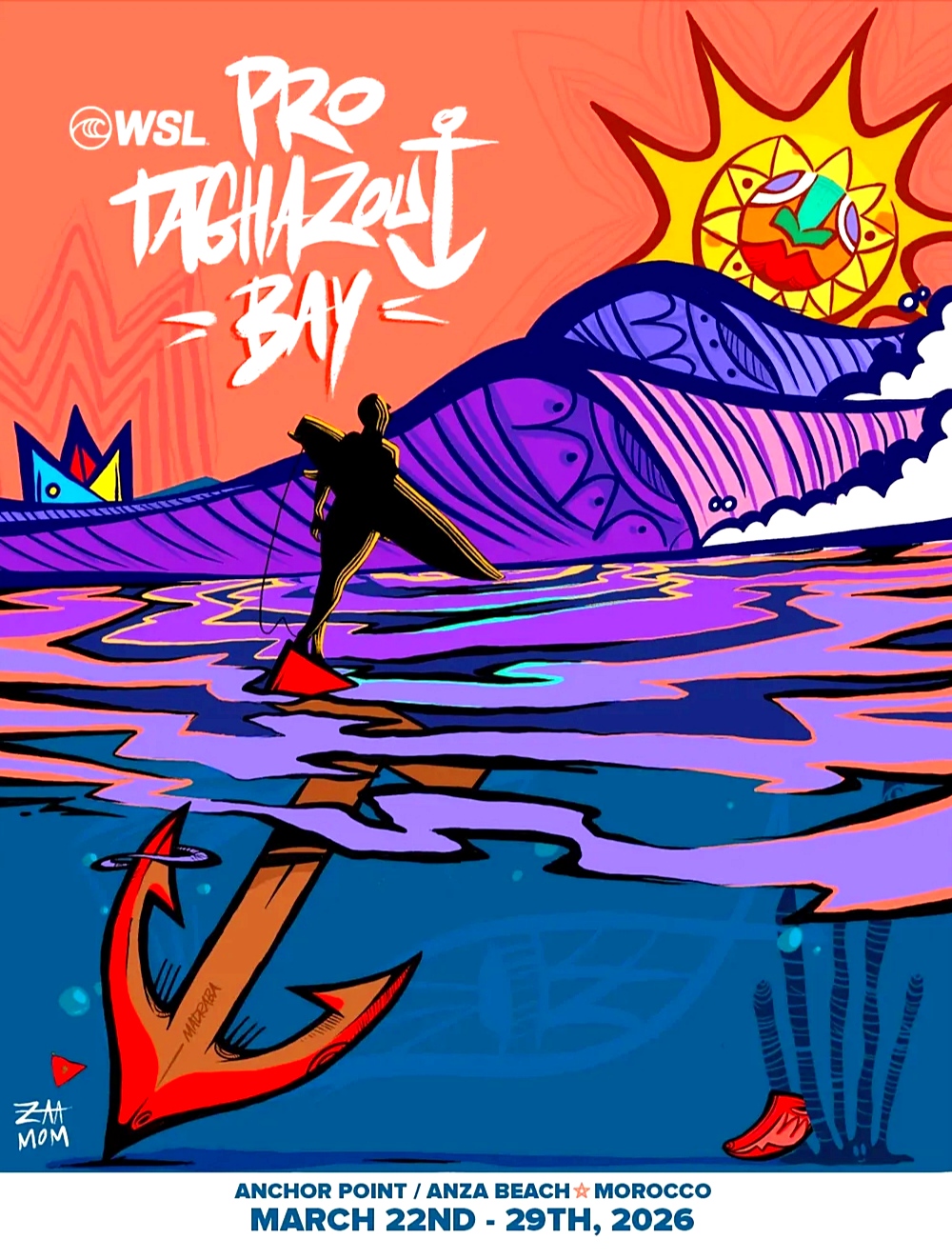 تغازوت باي.. قبلة عشاق ركوب الأمواج تستقطب العالم في موعد رياضي وسياحي استثنائي