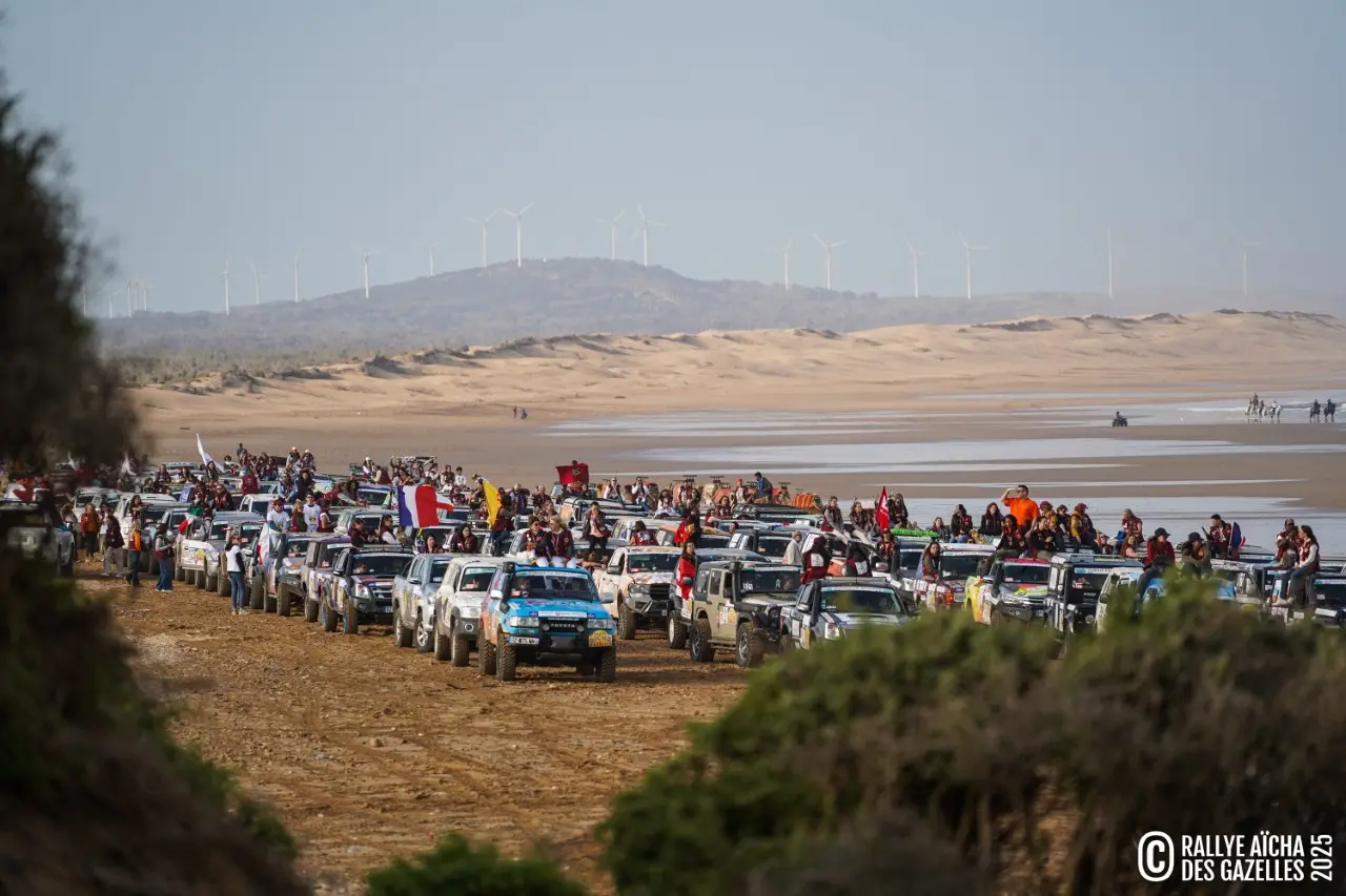 رالي “عائشة للغزالات” ينطلق من نيس نحو الصحراء المغربية.. 160 طاقمًا نسائيًا في تحدٍ رياضي عالمي