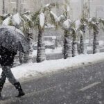 نزول زخات مطرية رعدية قوية ببعض المناطق