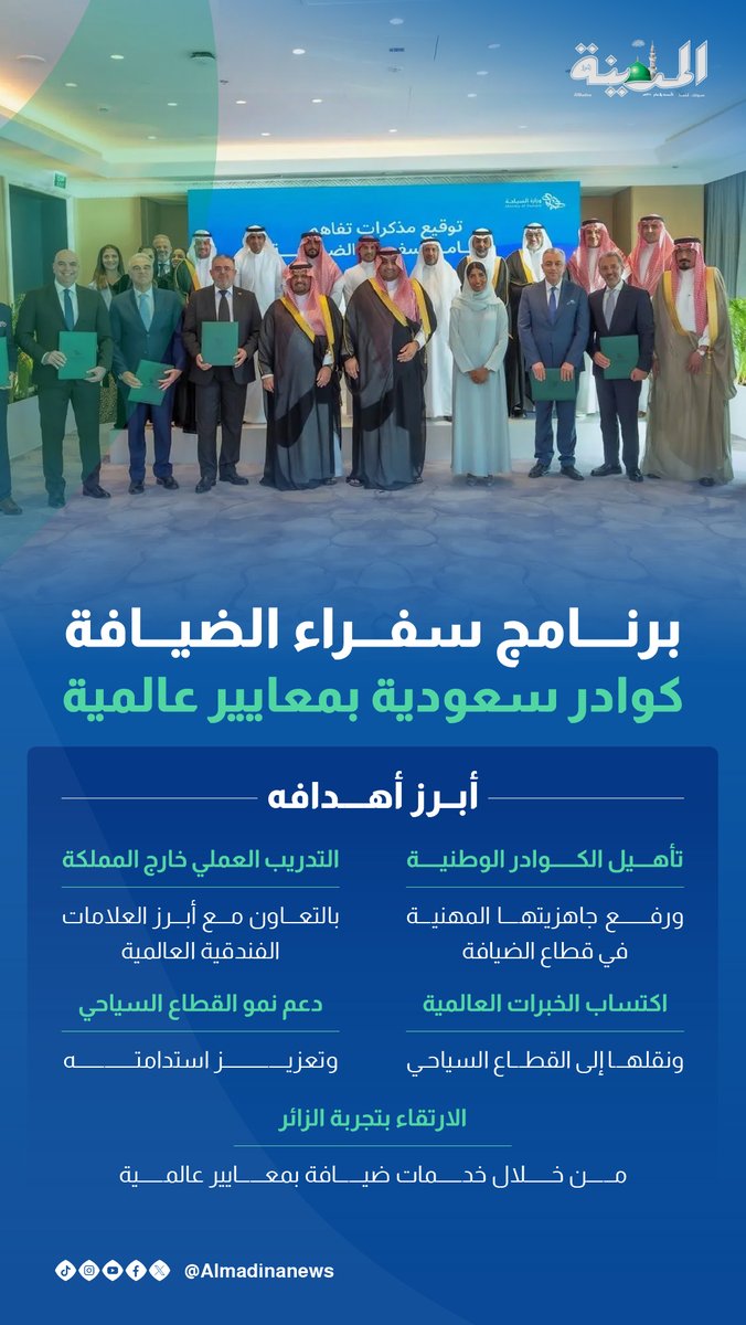 السعودية توسع برنامج "سفراء الضيافة".. برنامج جديد لتأهيل الكفاءات في أرقى فنادق العالم