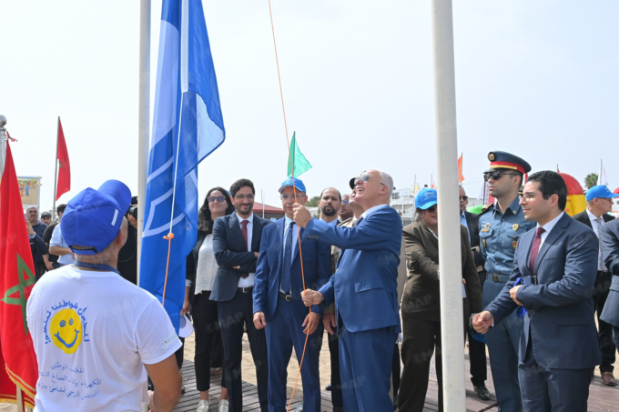 شاطئ بوزنيقة.. رفع شارة اللواء الأزرق للسنة العشرين على التوالي